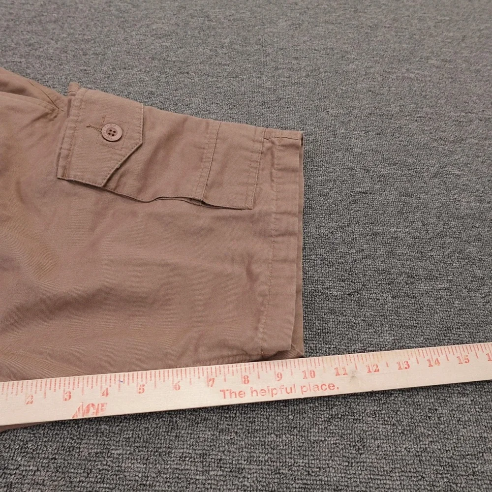 Horny Toad Cargo Shorts Mens 36 Beige Organic Cotton 11 Inseam Casual Outdoor